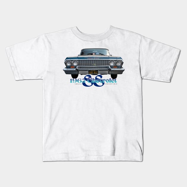 1963 Chevrolet Impala SS Convertible Kids T-Shirt by Gestalt Imagery